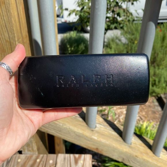 Ralph Ralph Lauren Clamshell Hard Sunglasses Eyeglasses (Case Only) - Picture 1 of 7